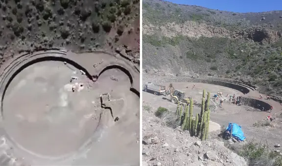Construyen plaza de toros en medio del cráter de un volcán en Arequipa
