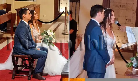 ¡Ya son esposos! Verónica Linares y Alfredo Rivero se dieron el sí en íntima ceremonia