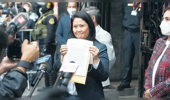 Keiko Fujimori: fiscal presenta 5.900 pruebas contra lideresa de Fuerza Popular
