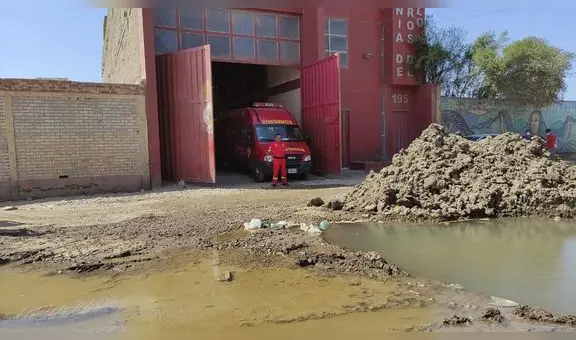 Bomberos no pueden atender emergencias por aniego frente a su local