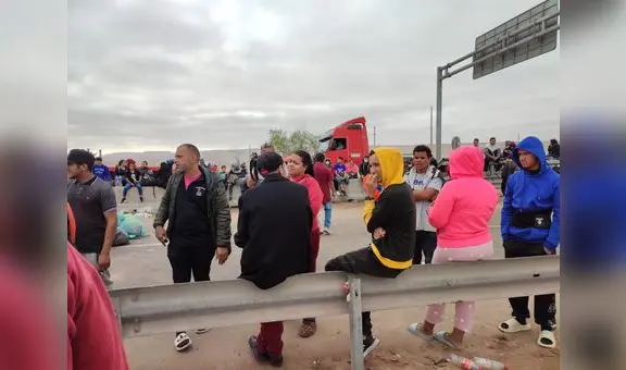 Crisis en frontera Perú y Chile: migrantes se enfrentan a la policía en la zona limítrofe