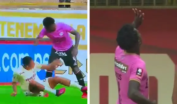 Ramos y los gestos que nadie vio: el cocacho a Valera y el número 4 a la hinchada de la 'U'