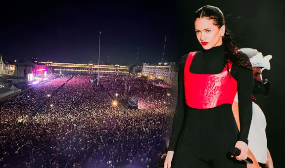 Rosalía en el Zócalo de Ciudad de México: así se vivió su cierre de gira ante 160.000 personas