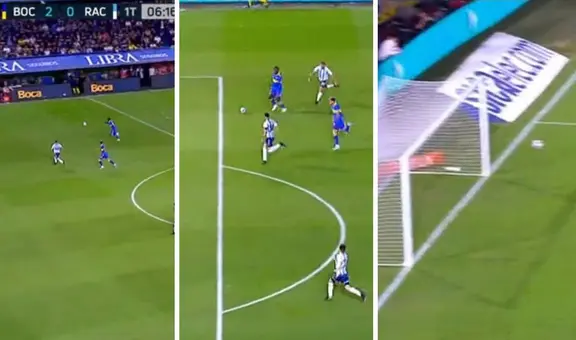 ¡Jugadón de Advíncula! Corrió media cancha, hizo un 'sombrerito' y dio pase gol para el 2-0 de Boca