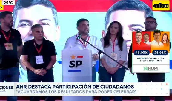 Partido de Peña anticipa victoria en elecciones Paraguay: "Es ilógico discutir esta diferencia"