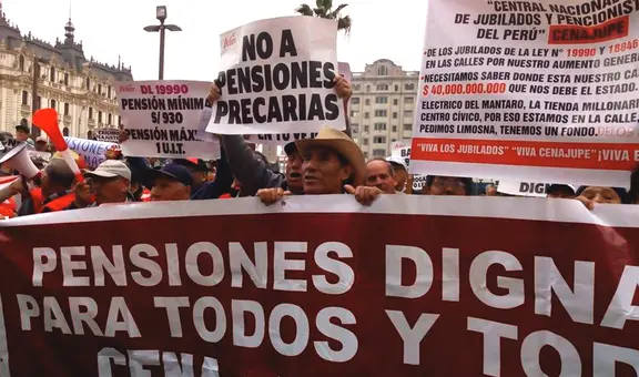 Gremio de jubilados y pensionistas piden fortalecer el Sistema Nacional de Pensiones