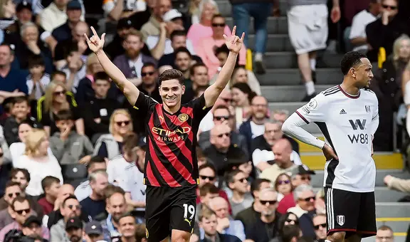 Manchester City es el nuevo líder: ciudadanos vencen 2 a 1 a Fulham