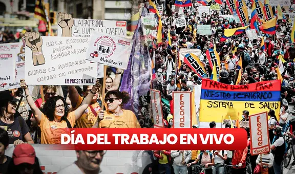 Protestas por el Día del Trabajador EN VIVO: sigue aquí las marchas de Argentina, Colombia y Chile