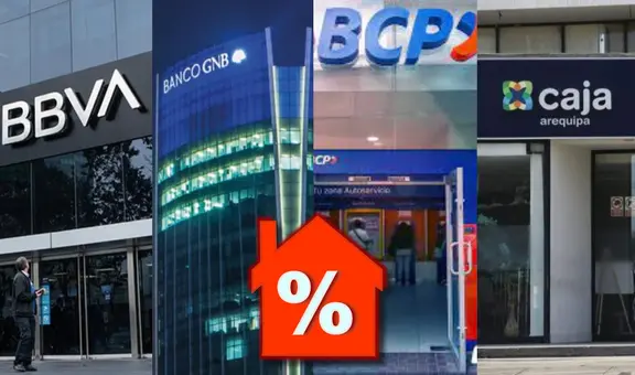 Crédito hipotecario: ¿qué bancos o cajas ofrecen la tasa de interés más barata para comprar una vivienda?