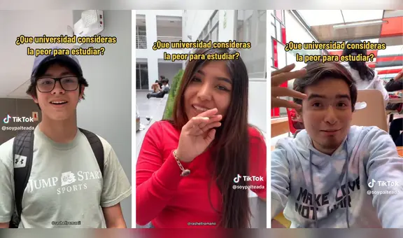 Jóvenes dan su opinión sobre universidades peruanas y causan furor: “Todas comparten docentes”