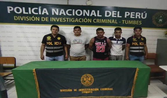 Capturan a presunto líder de organización criminal dedicada al tráfico de migrantes en Tumbes