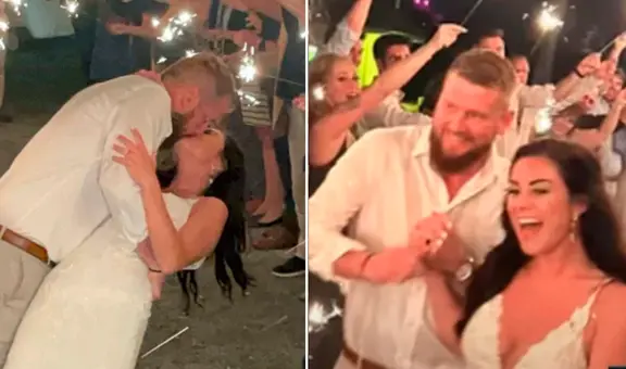 Recién casados son arrollados al salir de su boda: la novia murió y el novio sufrió daño cerebral