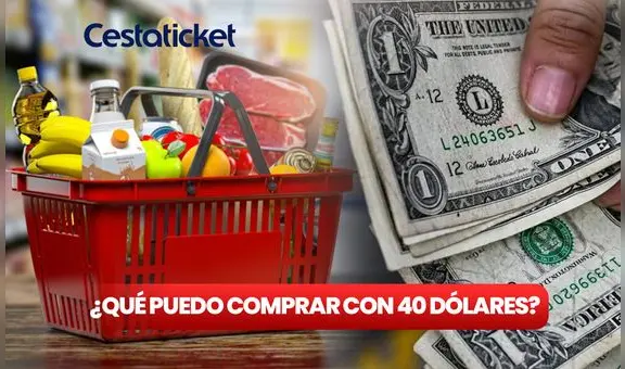 ¿Qué puedo comprar con la Cesta ticket a 40 dólares en Venezuela?