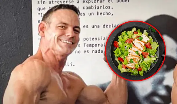 ¿Qué es lo que come Mark Vito en un día para conseguir el tonificado físico que tiene?