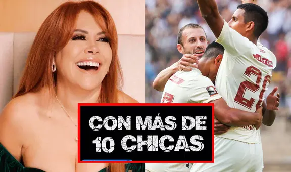 Magaly Medina anuncia AMPAY a 5 jugadores de Universitario celebrando junto a varias mujeres