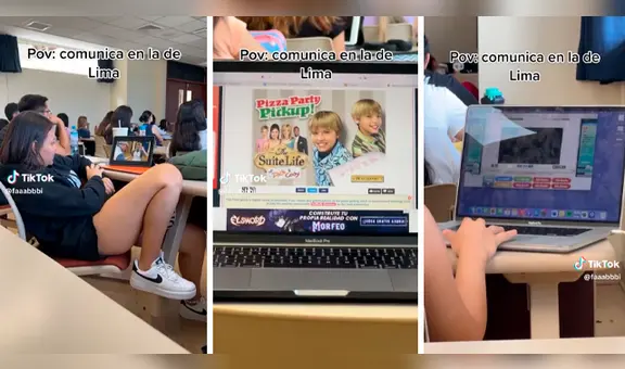 Alumnos de la U de Lima sorprenden al ver diferentes programas en plena clase: "Así era yo"
