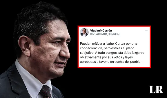 Cerrón defiende a Isabel Cortez: "A todo congresista debe juzgarse objetivamente por sus leyes aprobadas"
