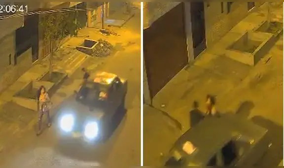 SJL: joven es arrastrada por delincuentes a bordo de un auto tras resistirse a robo