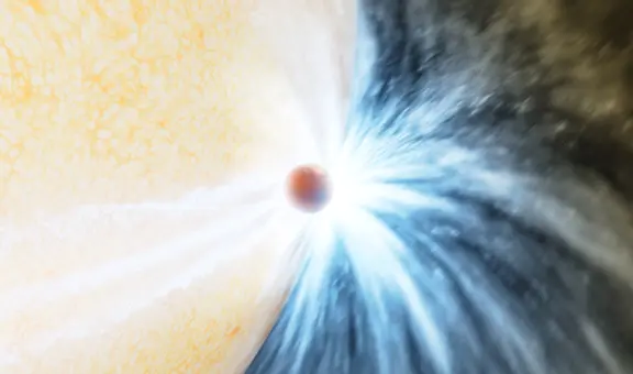 Captan por primera vez una estrella devorando a su planeta