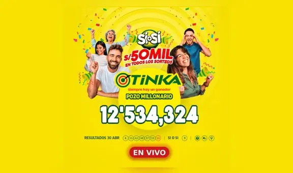 La Tinka: resultados EN VIVO del miércoles 3 de mayo: AQUÍ la jugada ganadora, sorteo y premios