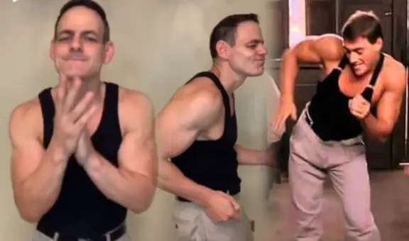 Mark Vito enciende las redes al imitar escena de baile de Jean-Claude Van Damme: "Eso tilín"