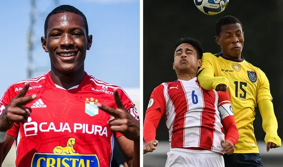 ¿Quién es Juan Sánchez, el ecuatoriano que debutó con Cristal en Libertadores y clasificó al Mundial sub-20?