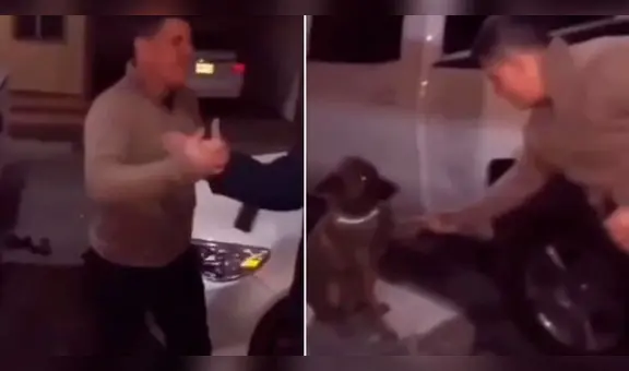 Hombre toma en cuenta a la mascota de su amigo y lo saluda: “Es otro  integrante de la familia”