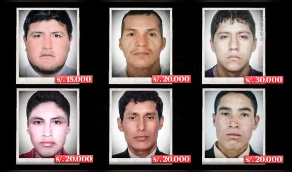 Estos son los 6 feminicidas prófugos desde hace 7 años y por quienes se ofrece hasta 50.000 soles