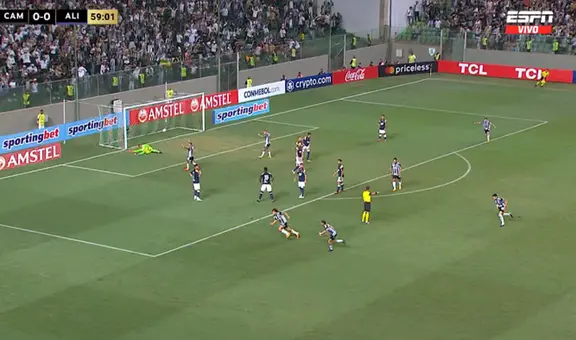 Golazo de Igor Gomes: derechazo fuerte y pone el primero de Atlético Mineiro ante Alianza Lima