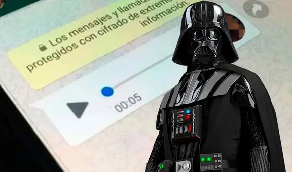 WhatsApp: ¿cómo enviar audios a tus amigos con la voz de Darth Vader? Te enseñamos