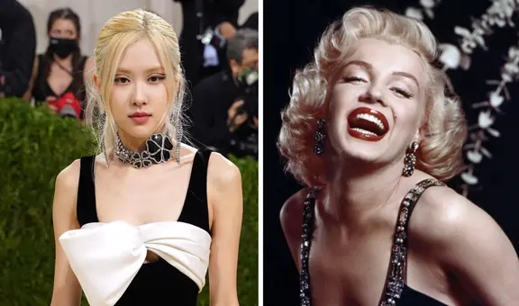 Rosé de BLACKPINK y el vestido de Marilyn Monroe que habría inspirado su look en la MET Gala 2021