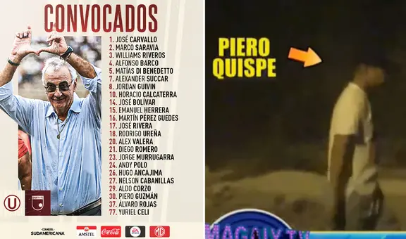 Piero Quispe y convocados de la 'U' contra Santa Fe fueron ampayados por Magaly Medina