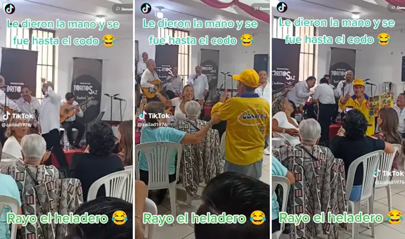 Hizo nuevamente de las suyas: heladero de D’Onofrio ingresa a fiesta para vender sus productos a invitados