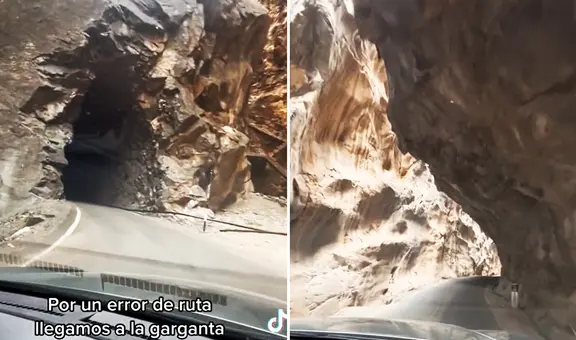 Pareja se equivocó de ruta y sin querer ingresó a la Garganta del Diablo: “¡Qué miedo!”