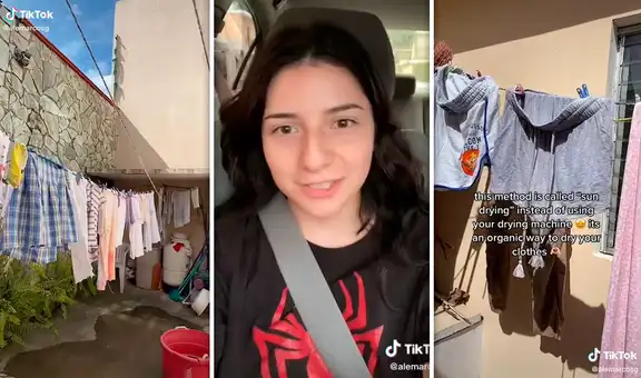 Joven se vuelve viral por su reacción al ver que puede secar su ropa con el sol y sin secadora