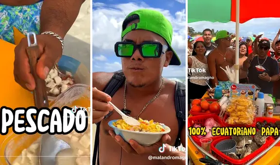 Tiktoker muestra preparación de ceviche ecuatoriano y peruanos reaccionan: "Me muero"
