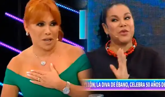 Eva Ayllón visita el set de Magaly y conductora le recuerda pelea del pasado: “No empecemos con eso”