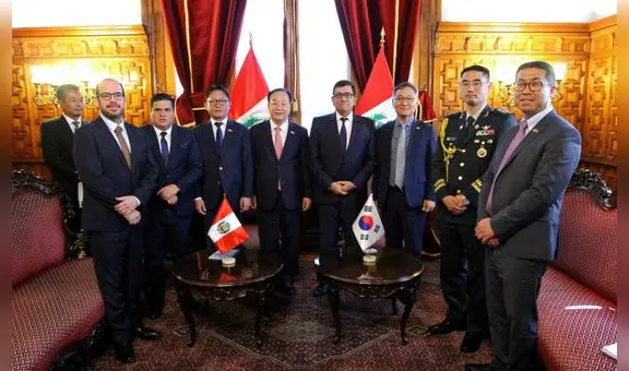 Funcionarios de Corea se reunieron con Congreso y Gobierno para fortalecer cooperación en Defensa y Seguridad