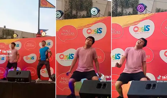 Joven peruano participa en reto de baile y termina troleado: "Se le metió el diablo"