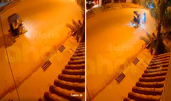 Policía uniformado invade carril e impacta su vehículo contra mototaxi en Ucayali