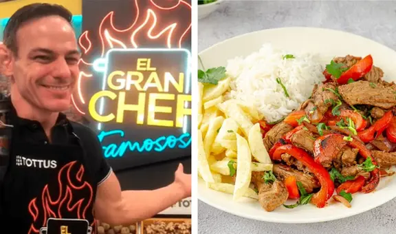 "El gran chef famosos": ¿cómo se prepara el lomo saltado, el plato favorito de Mark Vito?