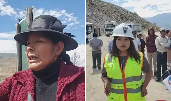 Deudos de 27 mineros fallecidos tras incendio en mina de Arequipa realizan protesta