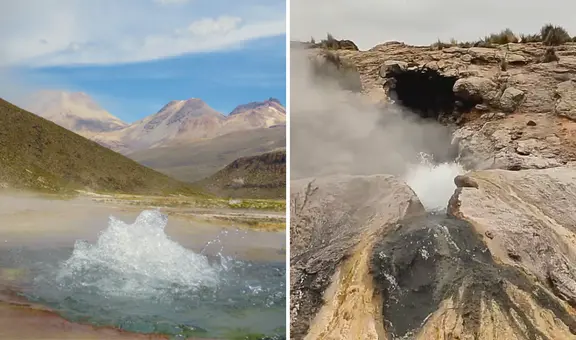 La 'Olla del Diablo': la fuente termal que asusta y atrae a los visitantes en Tacna