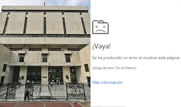 BCRP: usuarios reportaron que la web del Banco Central estuvo caída tras error de Google sobre precio de dólar