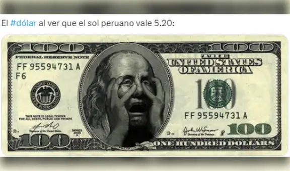 Google cotiza el dólar a 5,20 soles y provoca divertidos memes: “Guarden todo lo que tengan”
