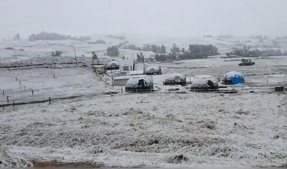 Suspenden labores escolares en Cusco debido a la caída de nieve y bajas temperaturas en la región