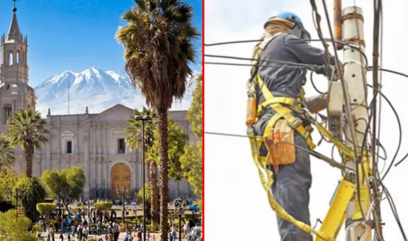 Corte de luz en Arequipa afectará desde el 9 al 13 de mayo a 10 distritos