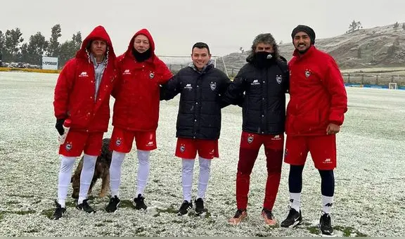 Cienciano postergó su entrenamiento por la caída de nieve en Cusco