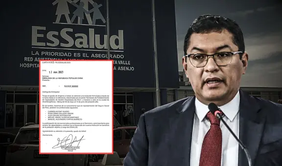 EsSalud: Protesta por repartija de viajes a China en gestión de Aurelio Orellana