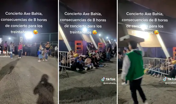 Van al concierto de Axé Bahía y terminan en el piso: "Me duele hasta el alma"